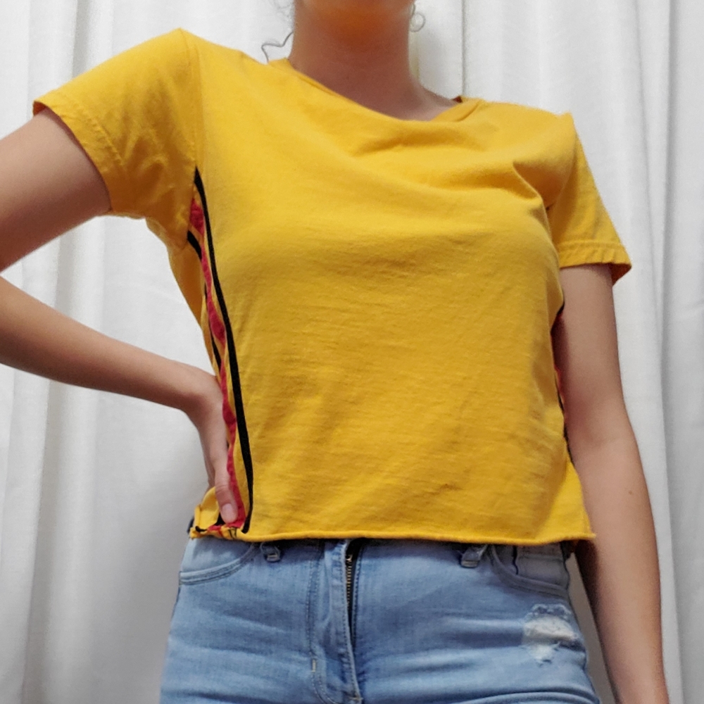 Racer Stripe Crop top